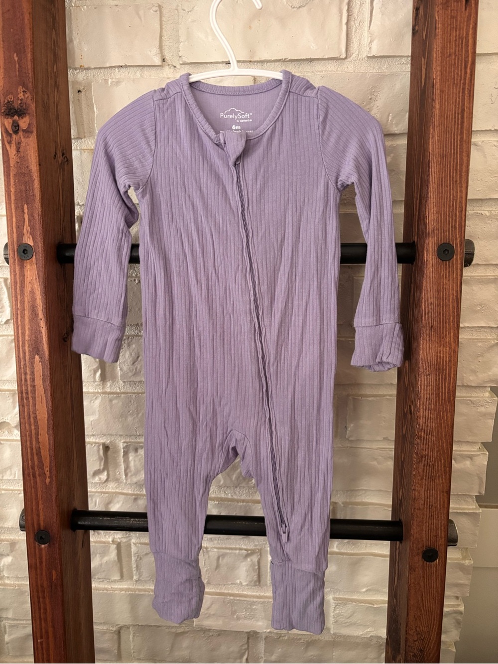 ✨3/$25✨ PurelySoft Lavender Long-Sleeve Footed Sleeper